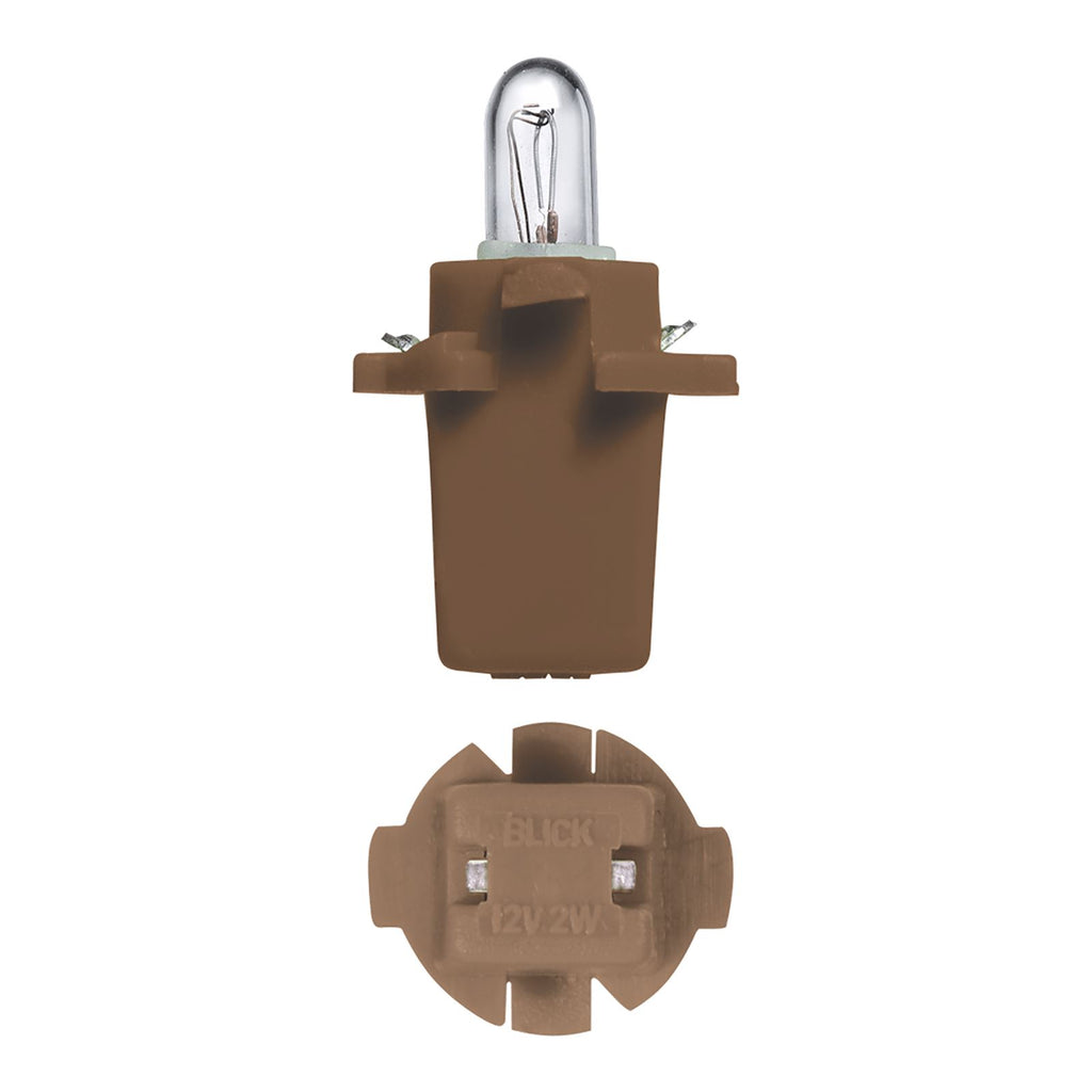 24V 1.2W B8.7D BROWN BASE DASH PANEL GLOBES - 47798