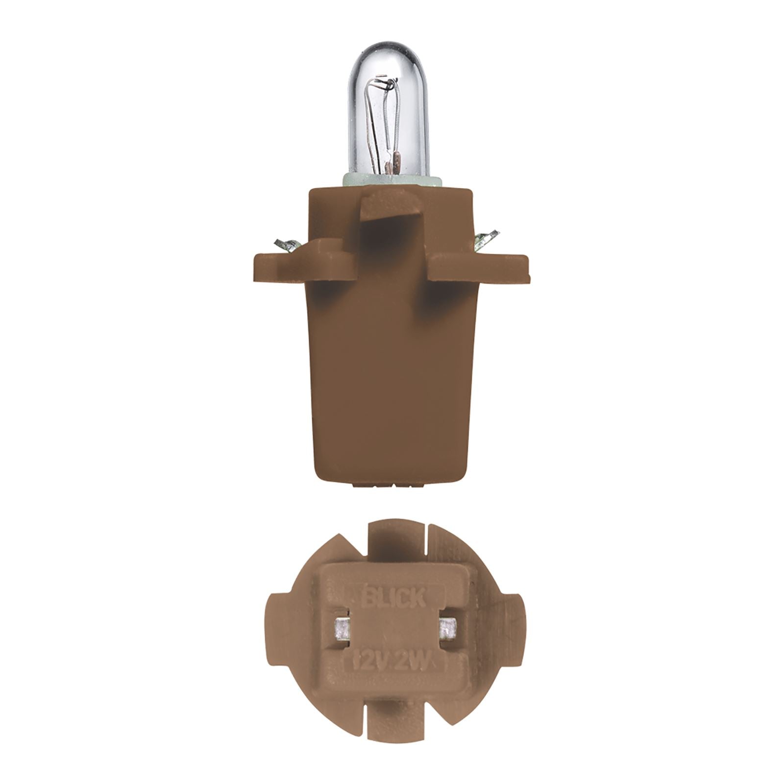 24V 1.2W B8.7D BROWN BASE DASH PANEL GLOBES - 47798