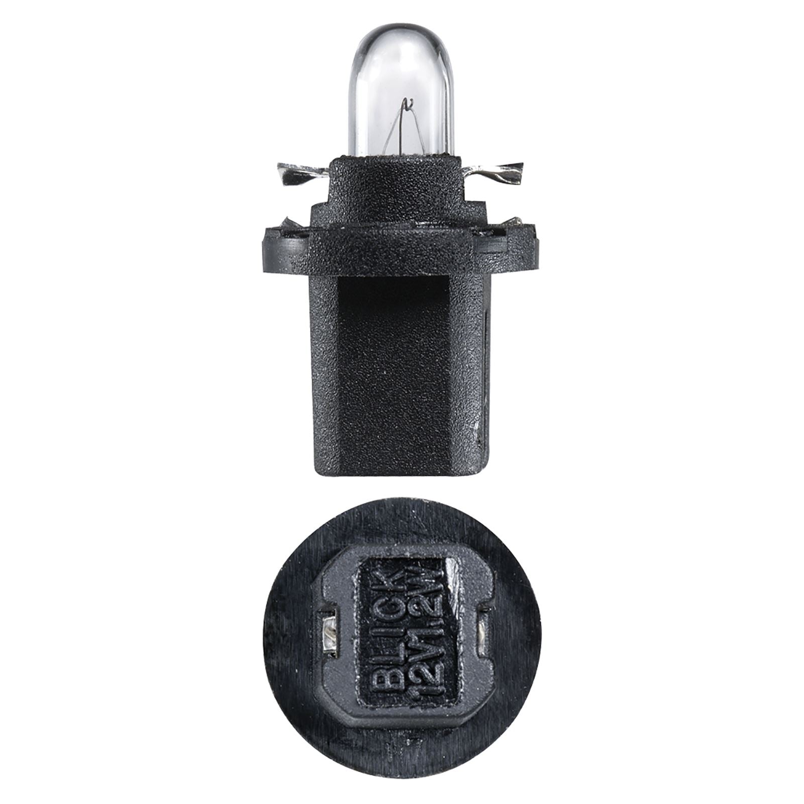 12V 1.2W B8.5D (BAX 10D) BLK BASE DASH PANEL GLOBE - 47762