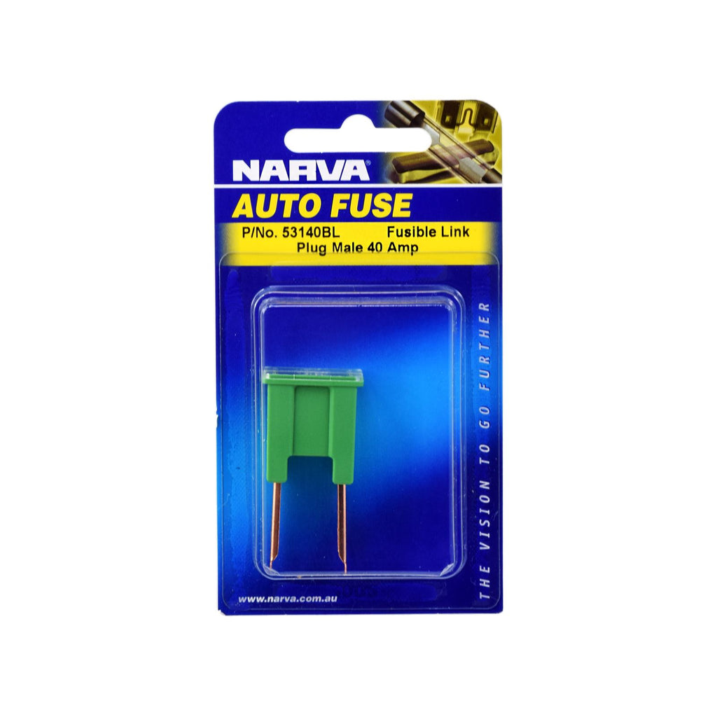 40 AMP GREEN MALE PLUG IN FUSIBLE LINK (PACK OF 1) - 53140BL