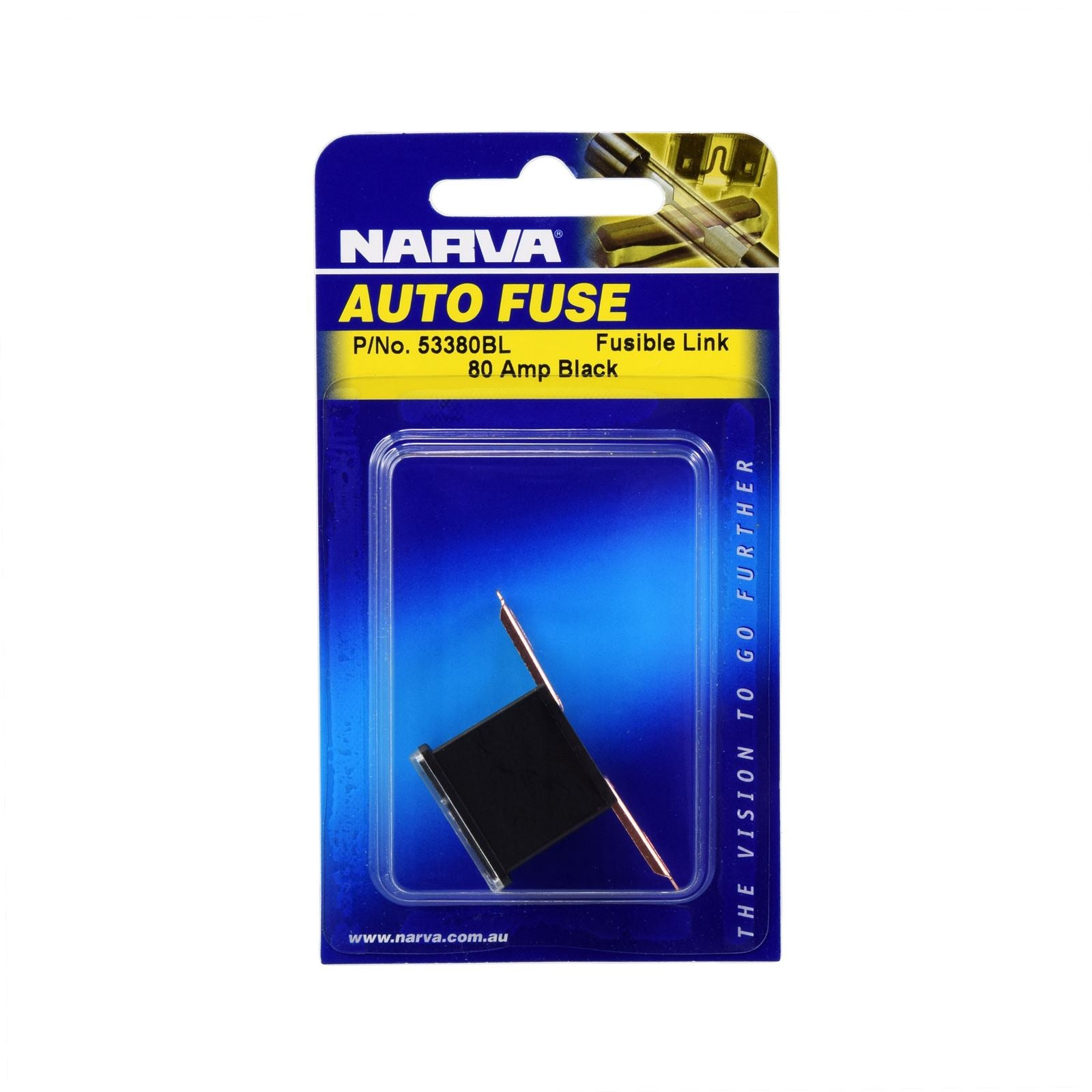 80 AMP BLACK FUSIBLE LINK - SHORT TAB (PACK OF 1) - 53380BL