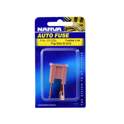 30 AMP PINK MALE PLUG IN FUSIBLE LINK (PACK OF 1) - 53130BL