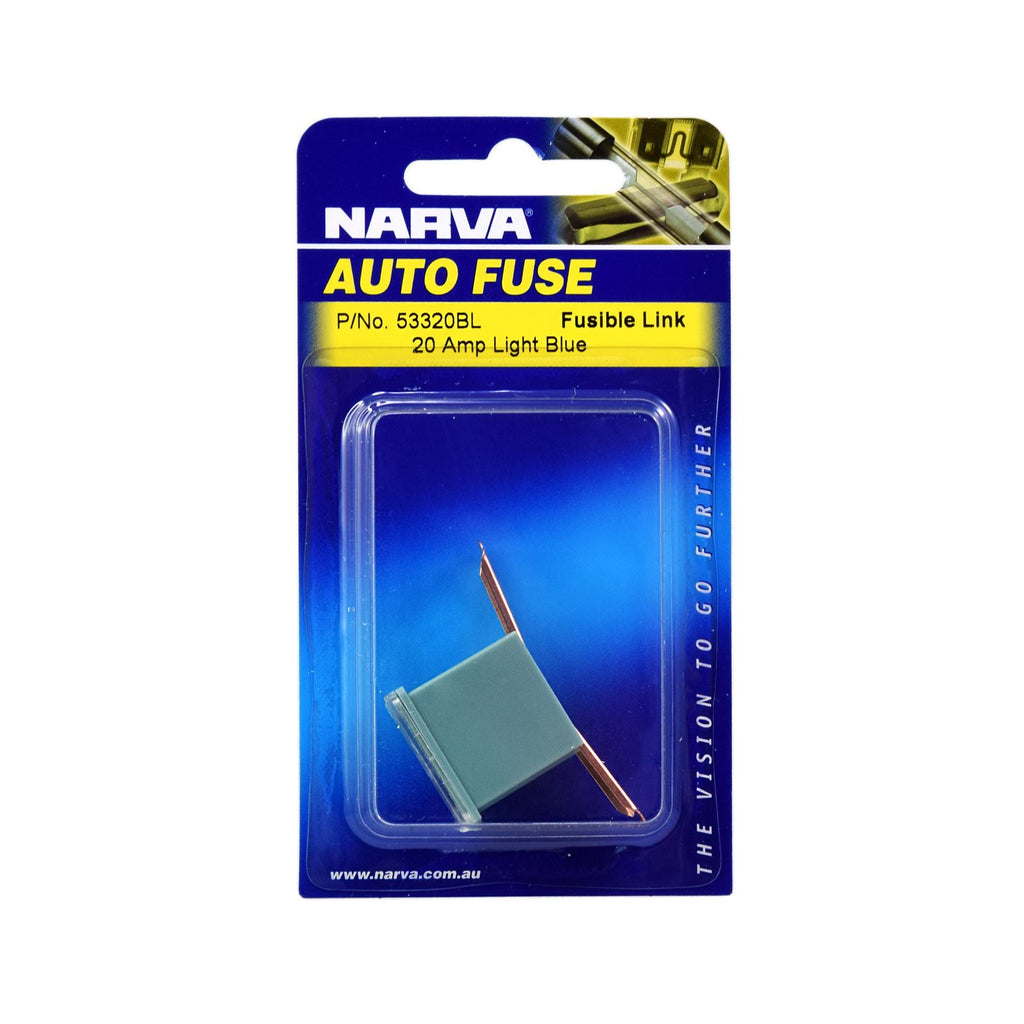 20 AMP BLUE FUSIBLE LINK - SHORT TAB (PACK OF 1) - 53320BL