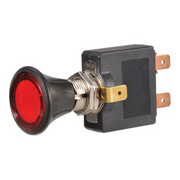 ILLUMINATED OFF/ON PUSH/PULL SWITCH WITH RED LED - 60025BL