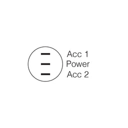 ON/ON ROCKER SWITCH - MOUNTING OPENING 12.2MM DIAM - 62056BL