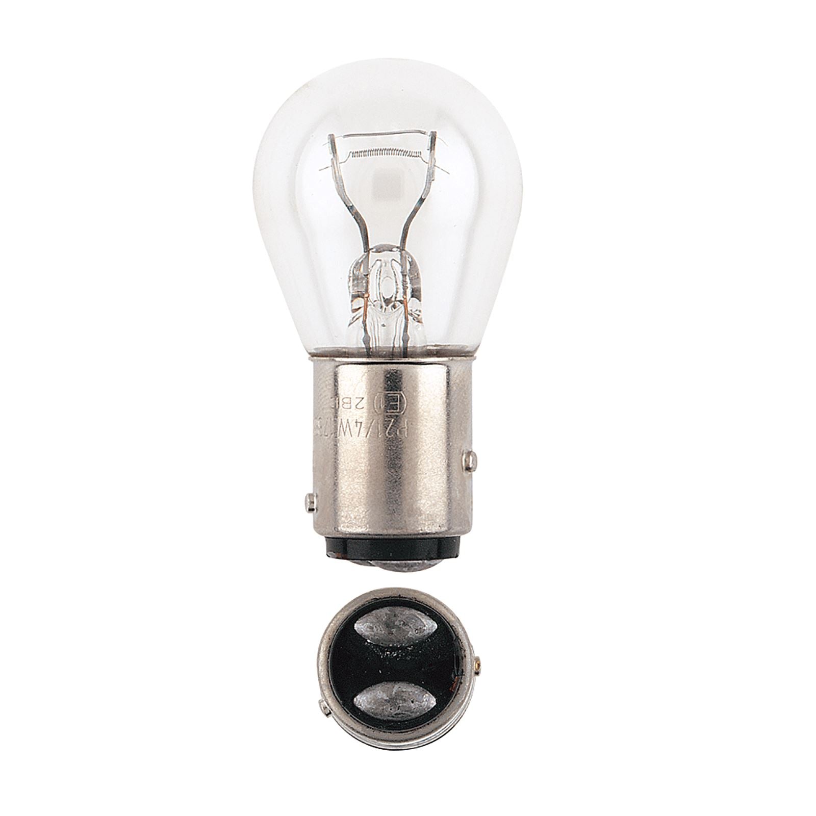 12V 21/4W P21/4W BAZ15D INCANDESCENT GLOBES (2) - 47386BL