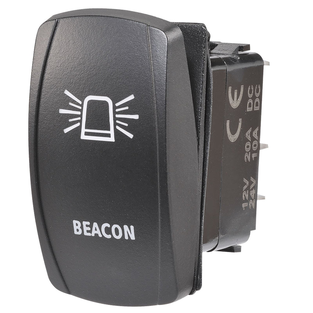 12/24V OFF/ON LED ILLUMINATED SEALED ROCKER SWITCH - 63234BL