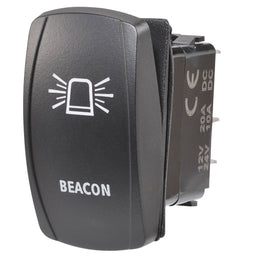 12/24V OFF/ON LED ILLUMINATED SEALED ROCKER SWITCH - 63234BL
