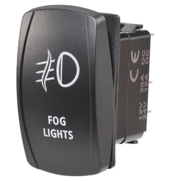 12/24V OFF/ON LED ILLUMINATED SEALED ROCKER SWITCH - 63222BL