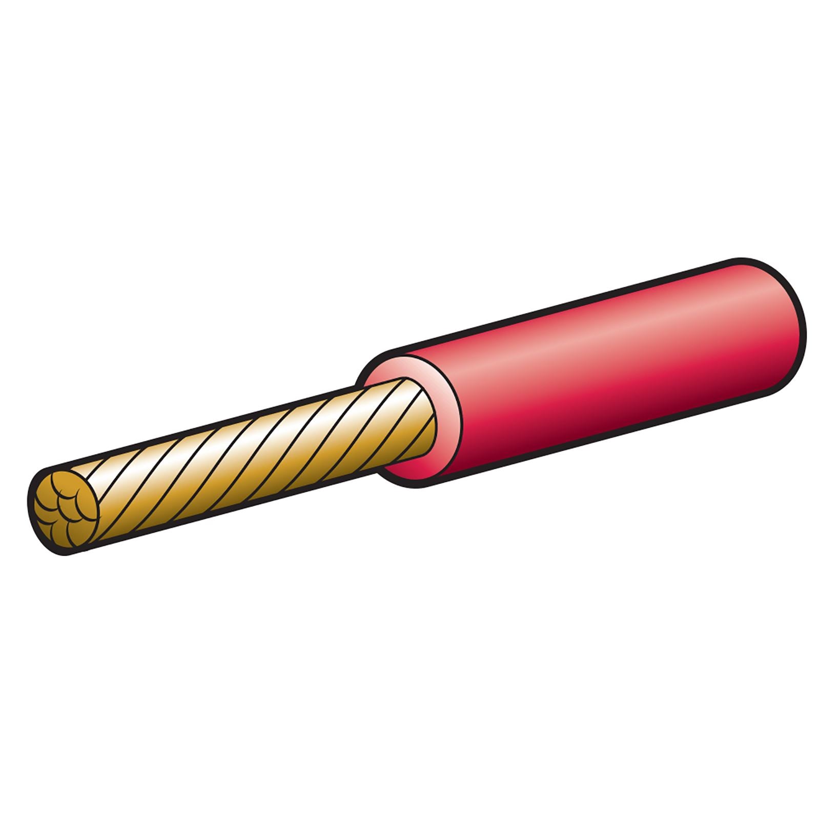 50A 6MM RED SINGLE CORE CABLE (30M) - 5816-30RD