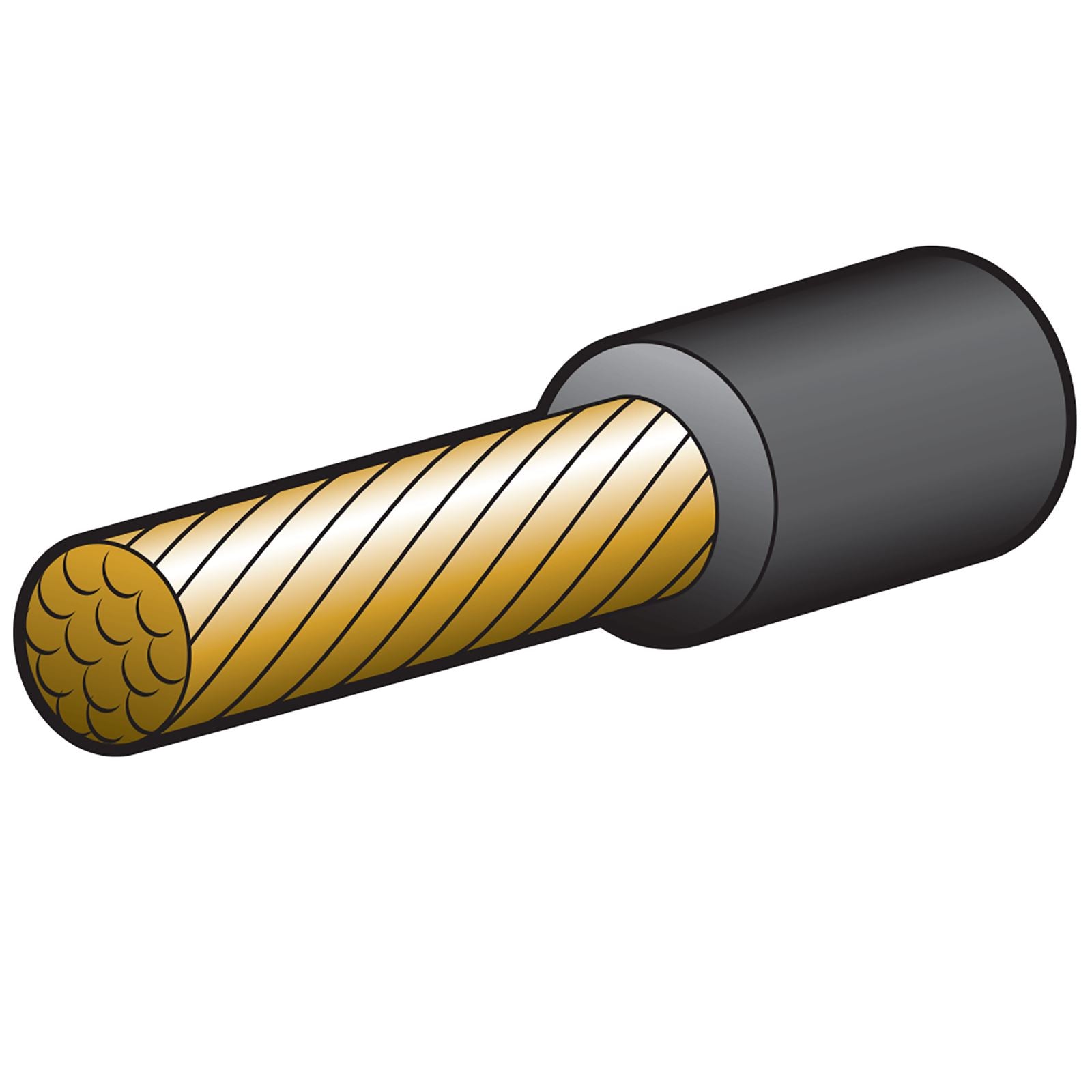 185A BLACK 4 B&S CABLE (30M) - 5804-30BK