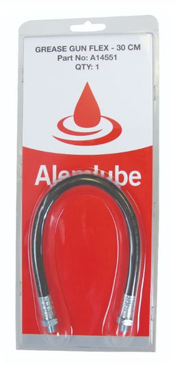 ALEMLUBE POLYAMID GREASE GUN FLEX, 300MM LONG - A14551