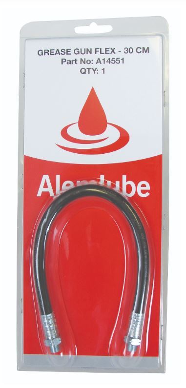 ALEMLUBE POLYAMID GREASE GUN FLEX, 300MM LONG - A14551