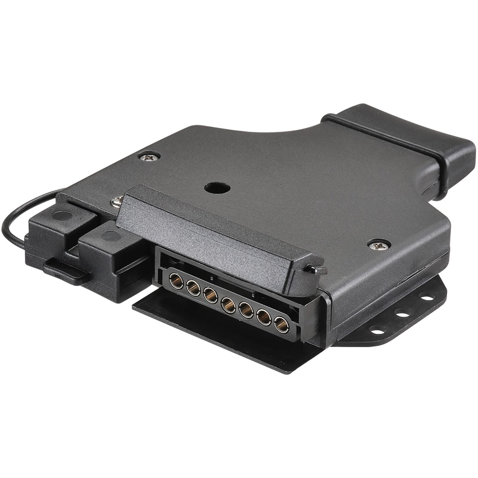 7 PIN FLAT TRAILER SOCKET WITH HEAVY DUTY CONNECTO - 82048BL