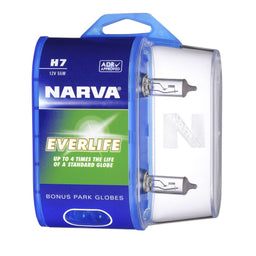 H7 12V 55W EVERLIFE HALOGEN HEADLIGHT GLOBES (BL2) - 48329BL2
