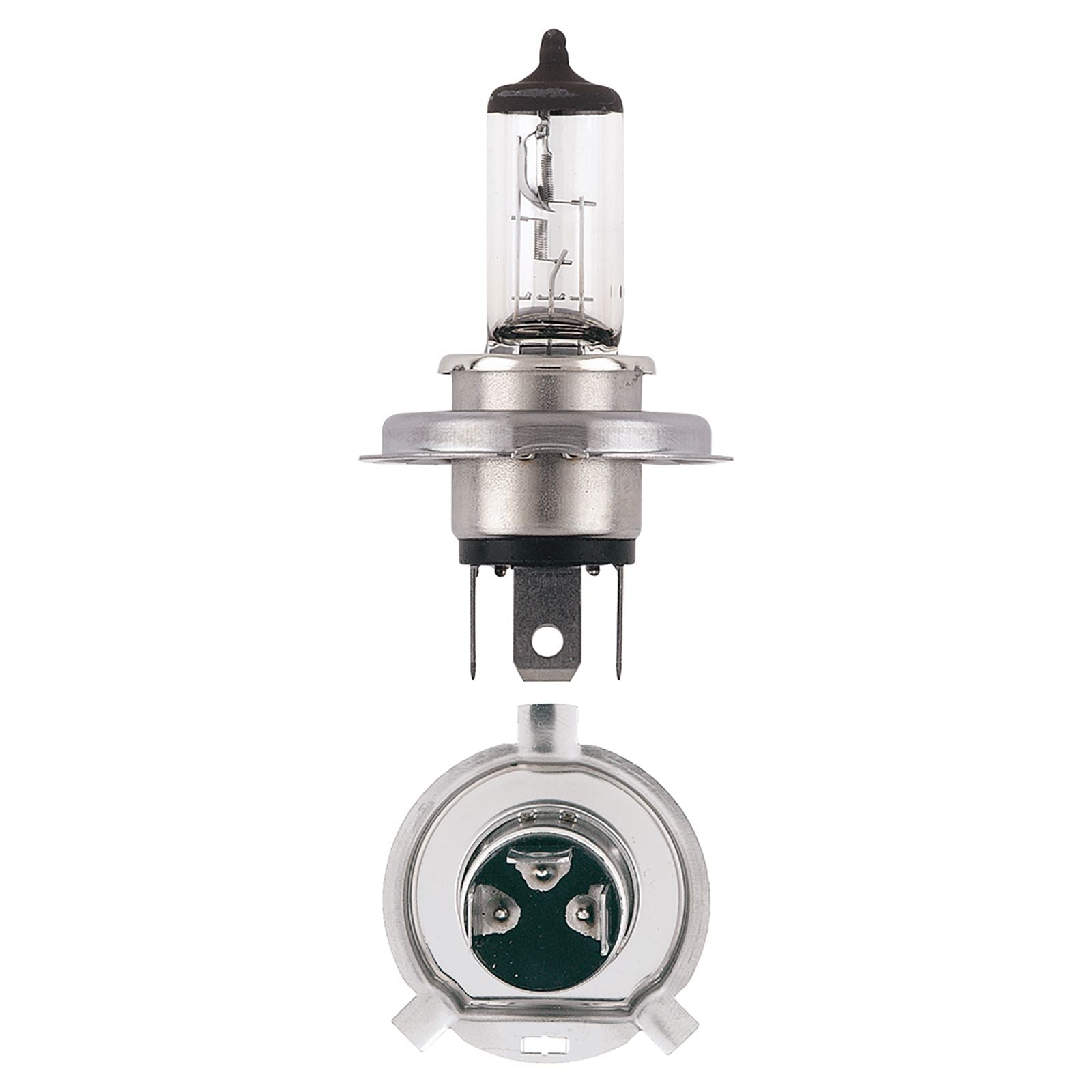 12V H4 60/55W LONG LIFE P43T HALOGEN HL GLOBES (1) - 48889