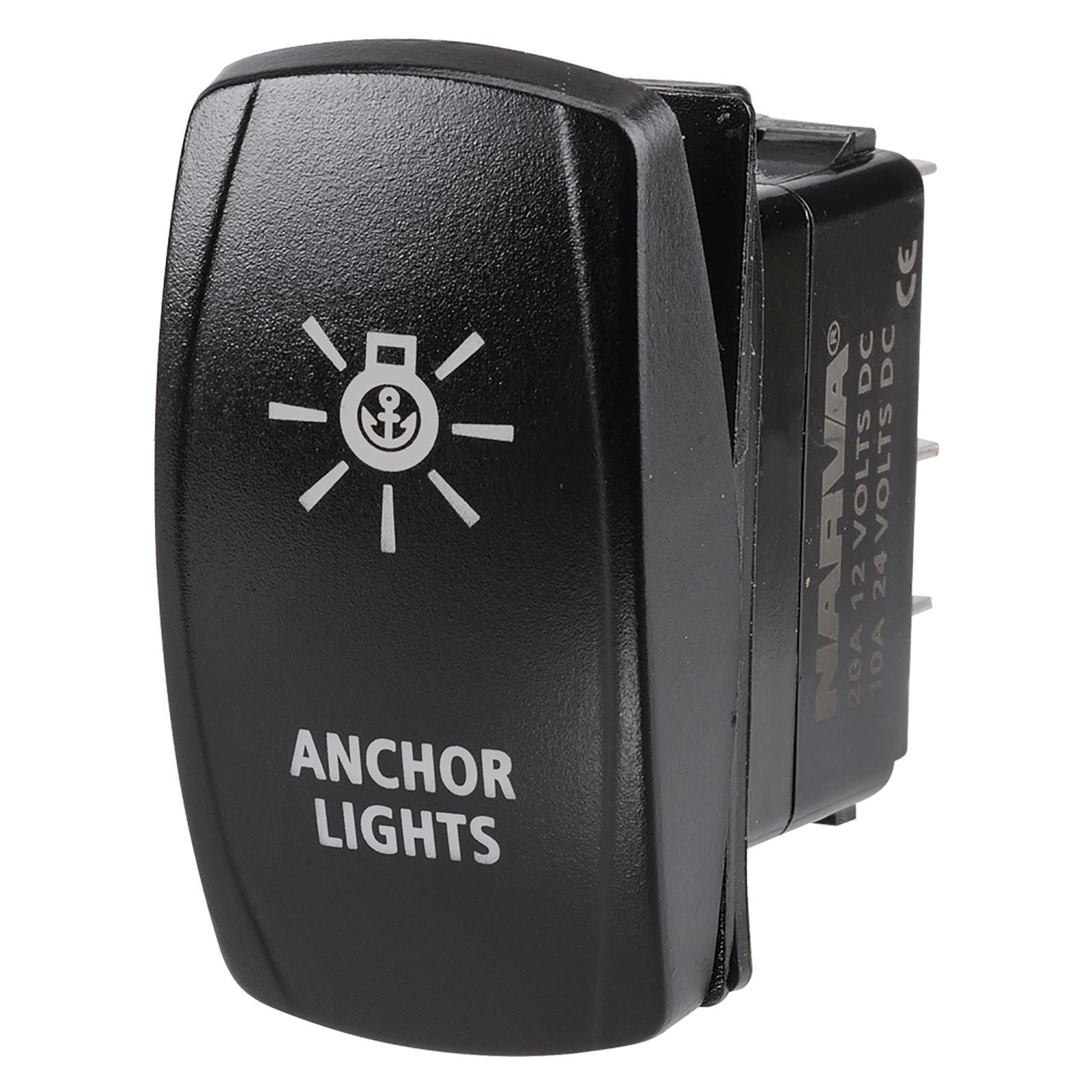 12V LED ANCHOR ROCKER SWITCH - 63255BL