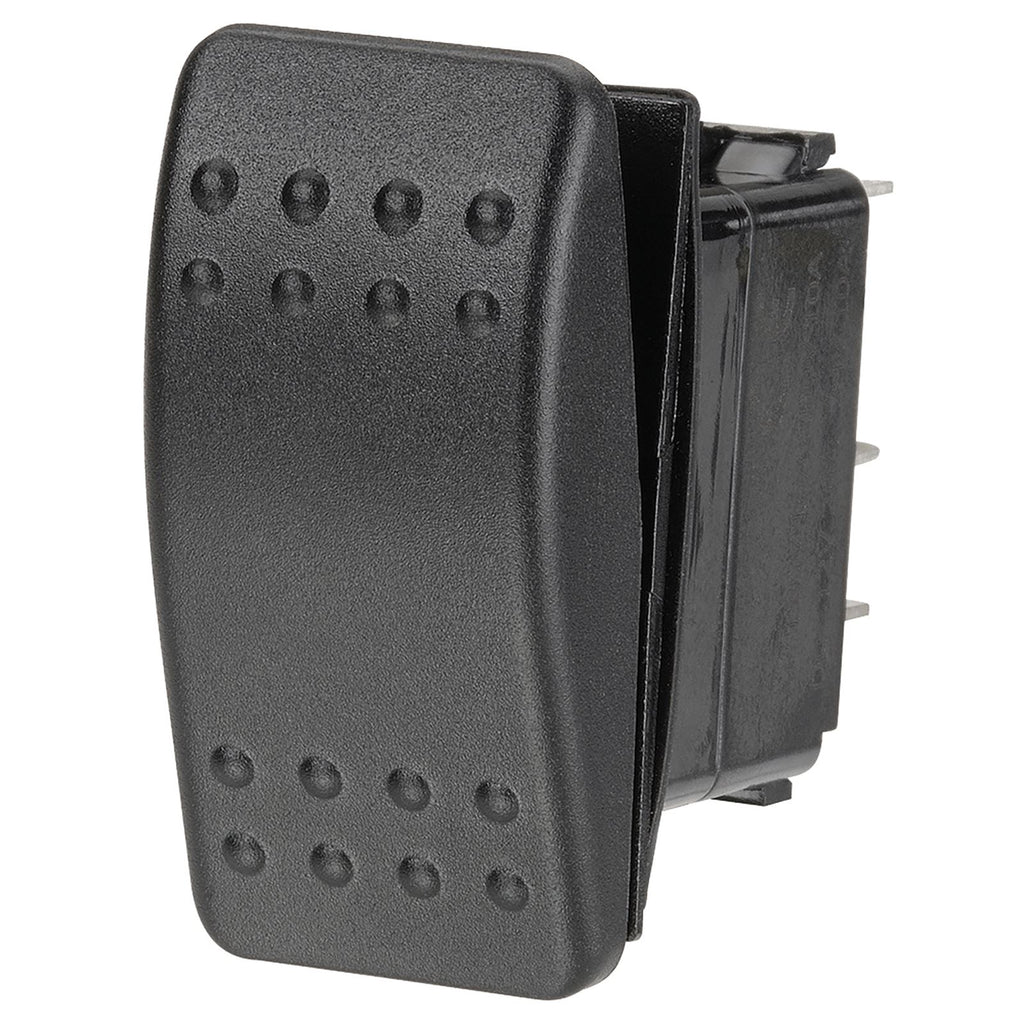 SW ROCKER ON/OFF/ON DPDT - 63106BL