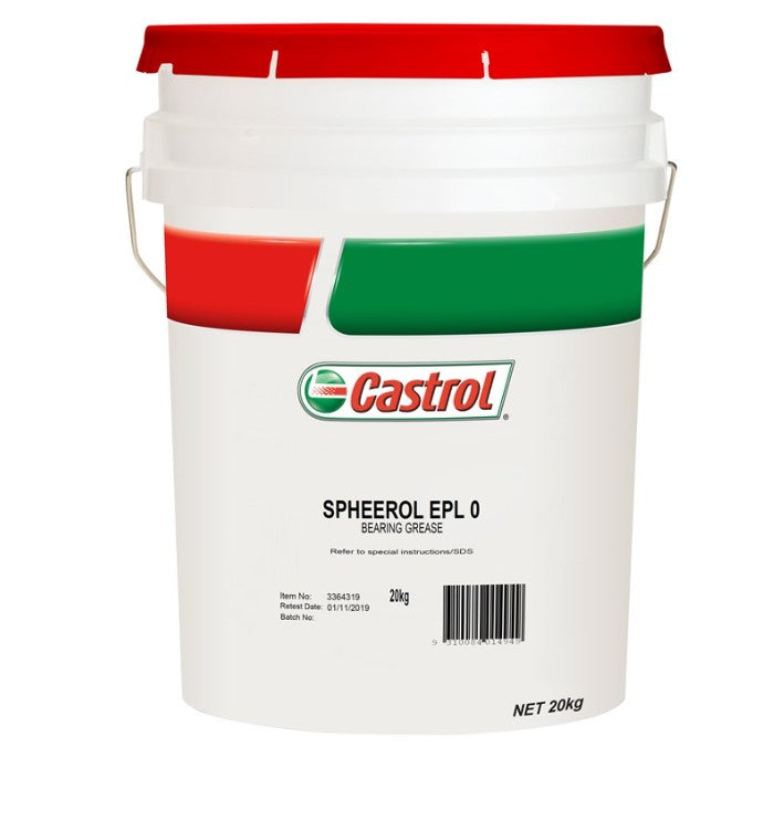CASTROL SPHEEROL EPL 0 GREASE 20KG - CAS3364319