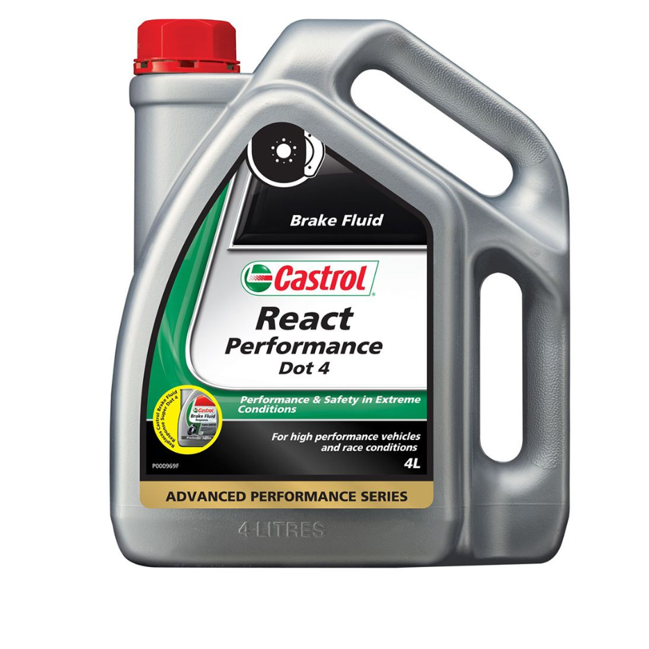 CASTROL REACT PERFORMANCE BRAKE FLUID DOT 4  4L - CAS3377736