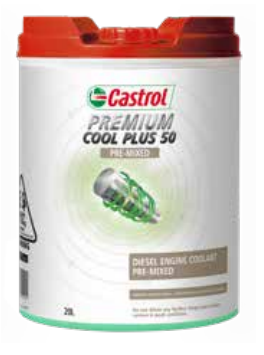 CASTROL PREMIUM 50 COOL PLUS PREMIX COOLANT 205L - CAS4100008