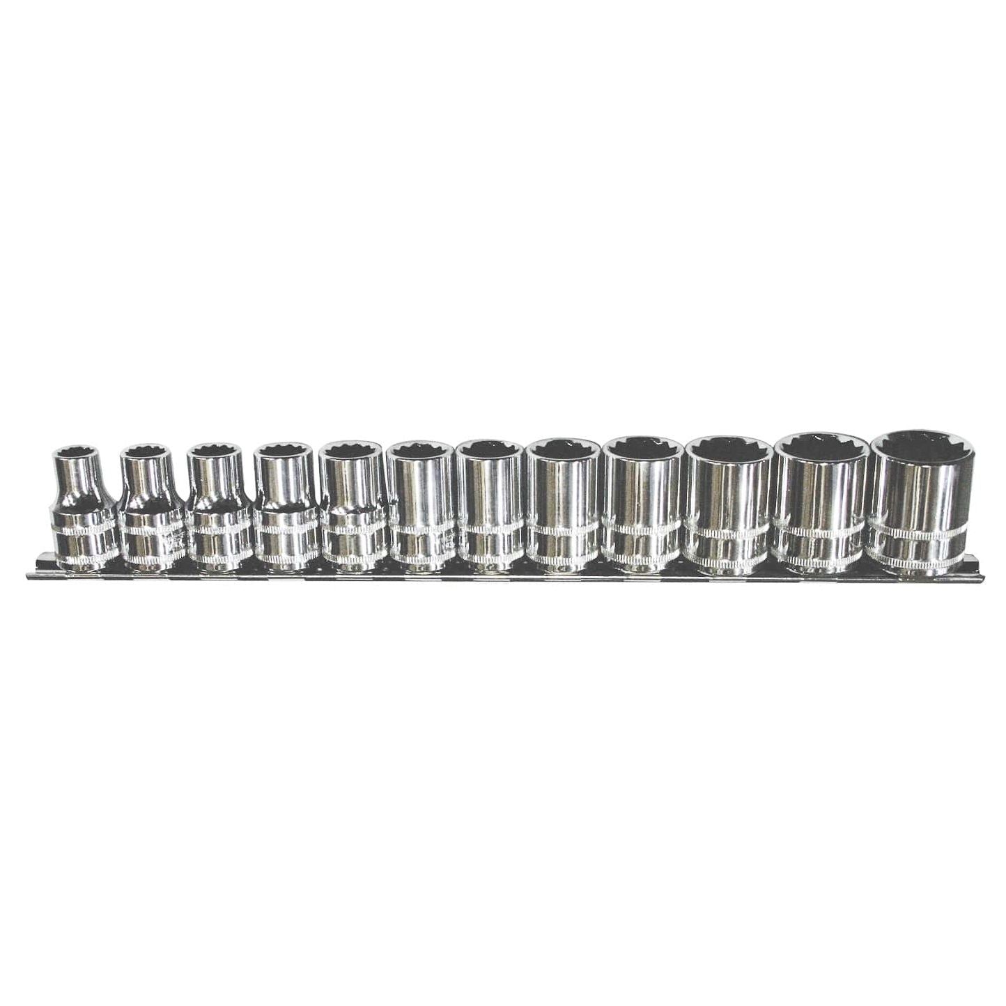 SOCKET RAIL 1/2DR 12PT 12PC METRIC - SP20330