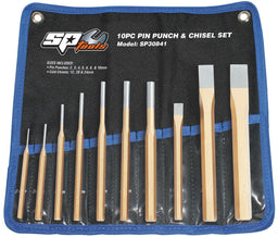 STRIKING TOOLS - PUNCH & CHISEL 10PC SET - SP30841