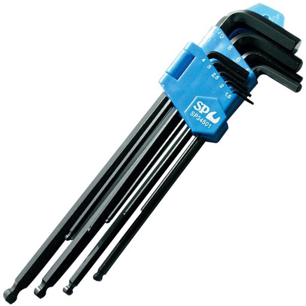 KEY SET - METRIC HEX BALL DRIVE 9PC - SP34501