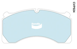 BRAKE DISC PAD KIT MERITOR DX195 FRONT KW & MACK - 240010470
