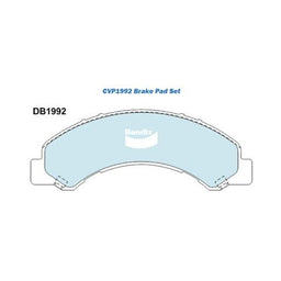 BRAKE PADS CVP1992PTHD ISUZU N SERIES / HINO 300 D - 240016896