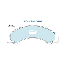 BRAKE PADS CVP1992PTHD ISUZU N SERIES / HINO 300 D - 240016896