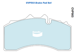 BENDIX DISC PAD SET BPW TSB4309 ECO + - 240015539