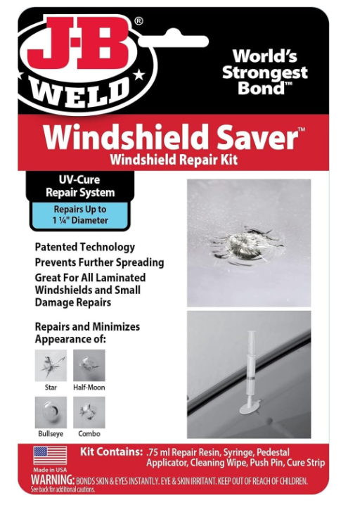 JB WELD WINDSHIELD SAVER REPAIR KIT - JB2100