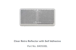 CLEAR REFLECTOR  (C) 94 X 44 ADHESIVE BL (2) - 84050BL
