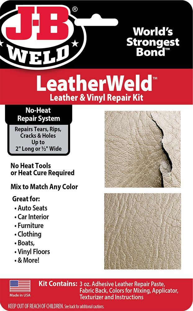 JB WELD LEATHER REPAIR KIT - JB2130