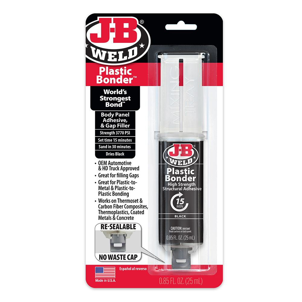 JB WELD BLACK PLASTIC BONDER - JB50139