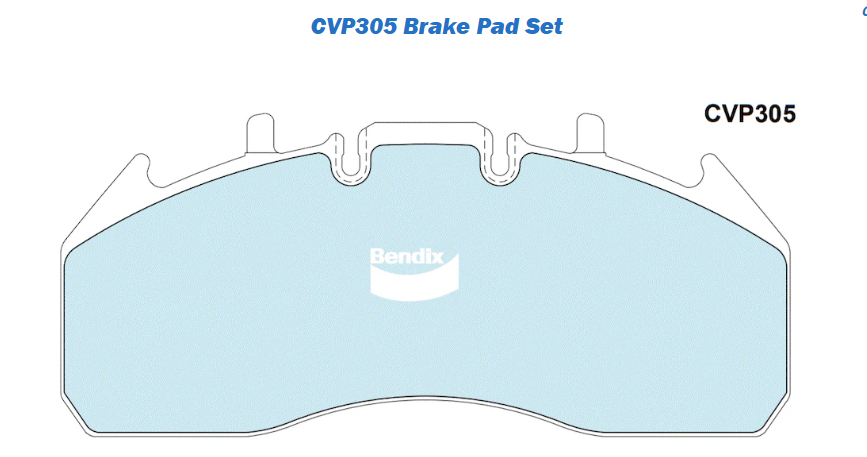 BRAKE DISC PAD KIT - MERITOR ELSA 225-3 CALIPER - 240010484