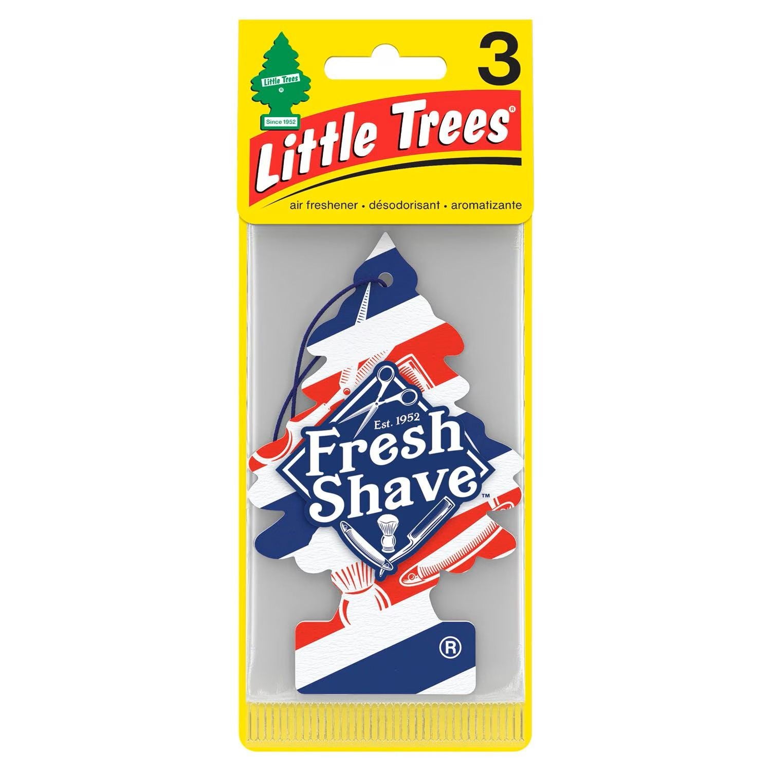 SMELLY TREE FRESH SHAVE AIR FRESHENER - SYTREE-FRESHSHAVE