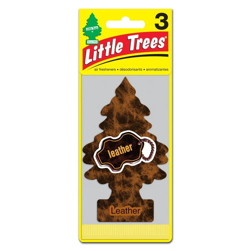 SMELLY TREE LEATHER AIR FRESHENER - SYTREE-LEATHER