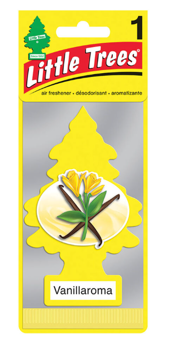 SMELLY TREE VANILLA AIR FRESHENER - SYTREE-V