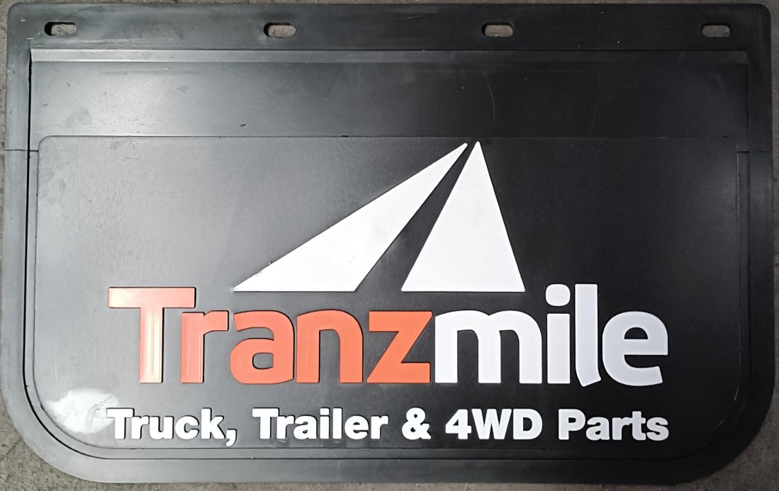 MUDFLAP BLACK TRANZMILE 18" X 24" - TM1824BLACK