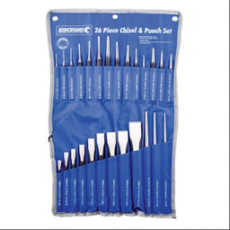 PUNCH & CHISEL SET 26 PIECE KINCROME - 7105