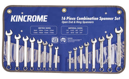COMBINATION SPANNER SET 16 PIECE - METRIC/IMPERIAL - 1352416