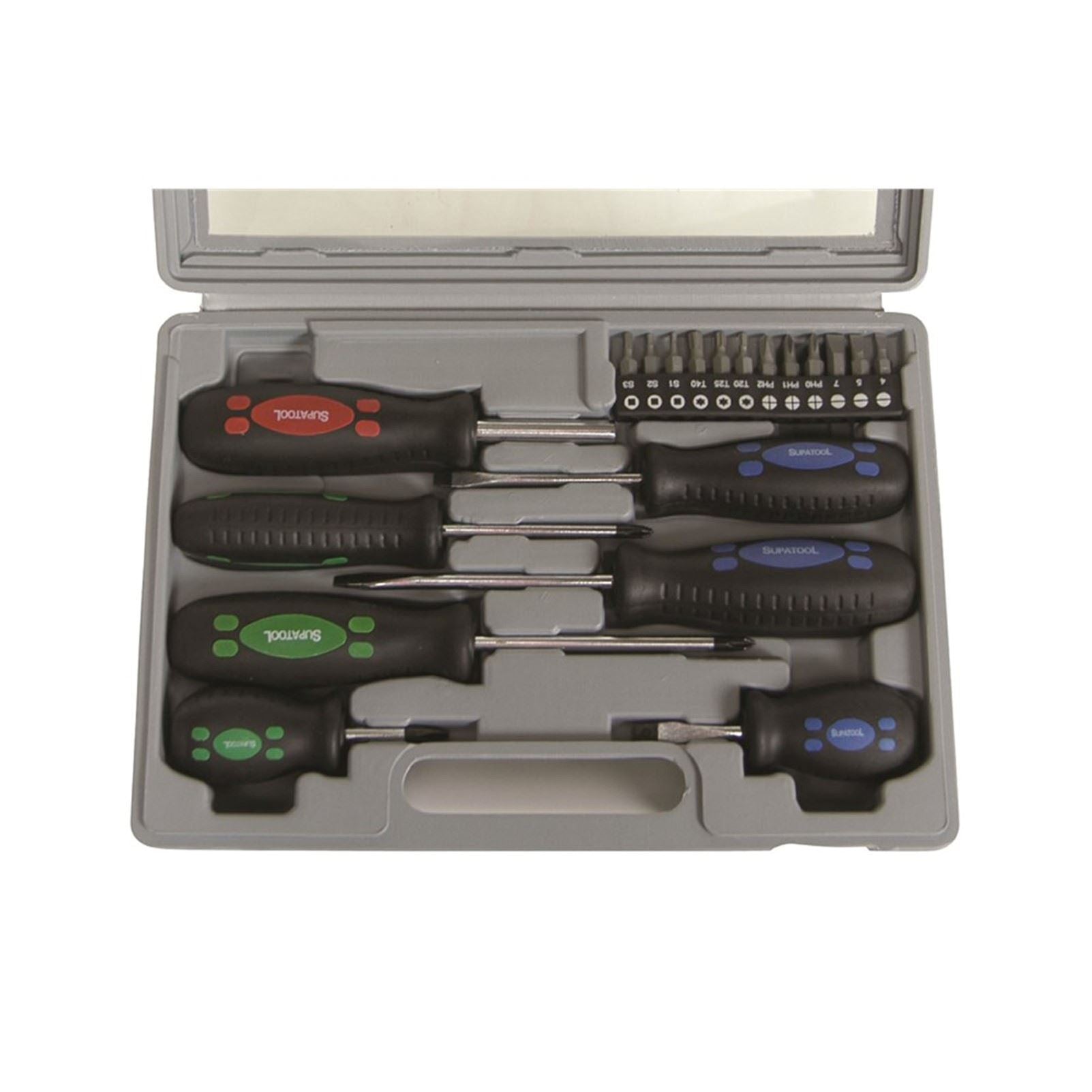 SCREWDRIVER & BIT SET 19 PIECE - 1516