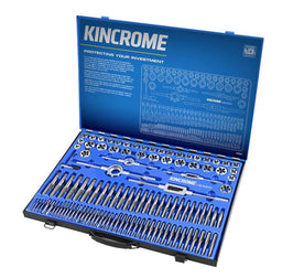 TAP & DIE SET 110 PIECE NC/ NF/ METRIC & IMPERIAL - 190822