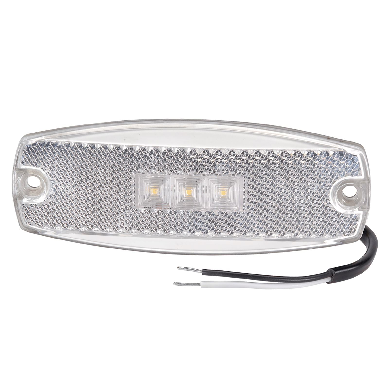SIDE MARKER MDL17 9-33V LED WHITE FRONT - 91704