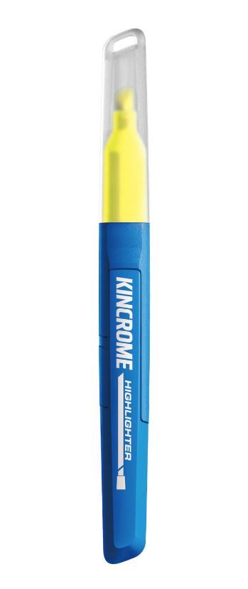 HIGHLIGHTER MARKER CHISEL TIP YELLOW - K11761