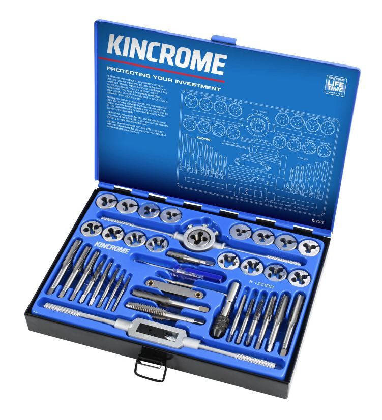 TAP & DIE SET 39 PIECE IMPERIAL - K12022