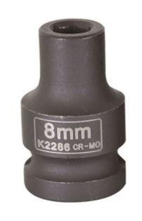 IMPACT SOCKET 8MM 1/2" DRIVE - K2286