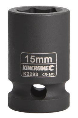 IMPACT SOCKET 15MM 1/2" DRIVE - K2293